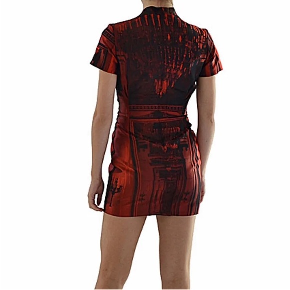 Paul Smith red chandelier mini dress - Picture 4 of 9